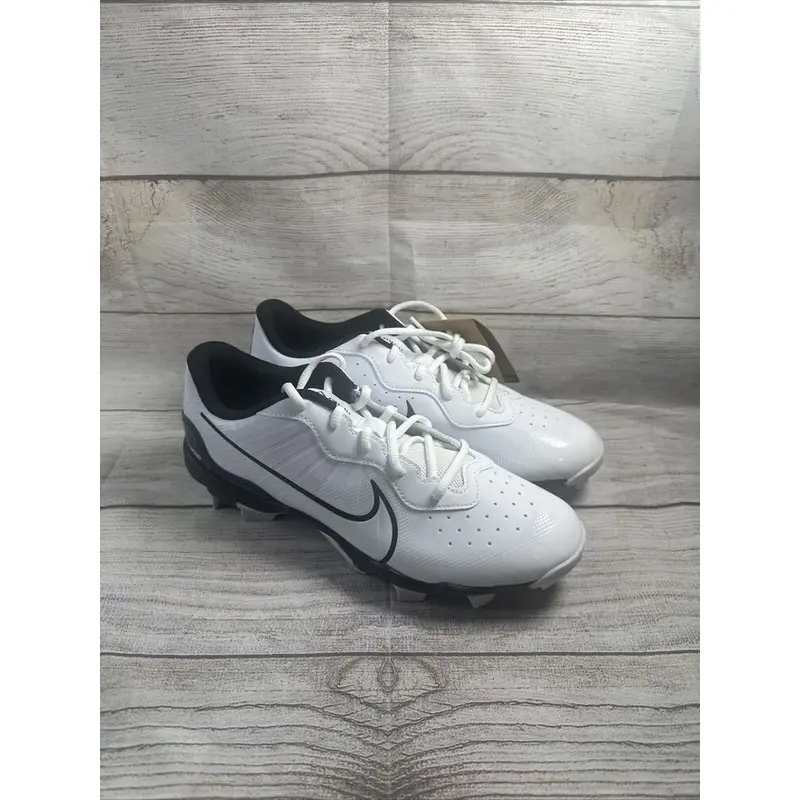 Nike Alpha Huarache 4 Keystone Baseball Cleats White Black DJ6524-101 Mens 9