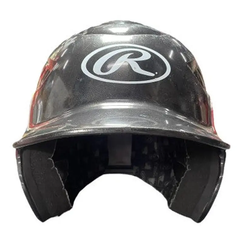 Used Rawlings RCFH Batting Helmet No Mask Black MD 11375-S000364097