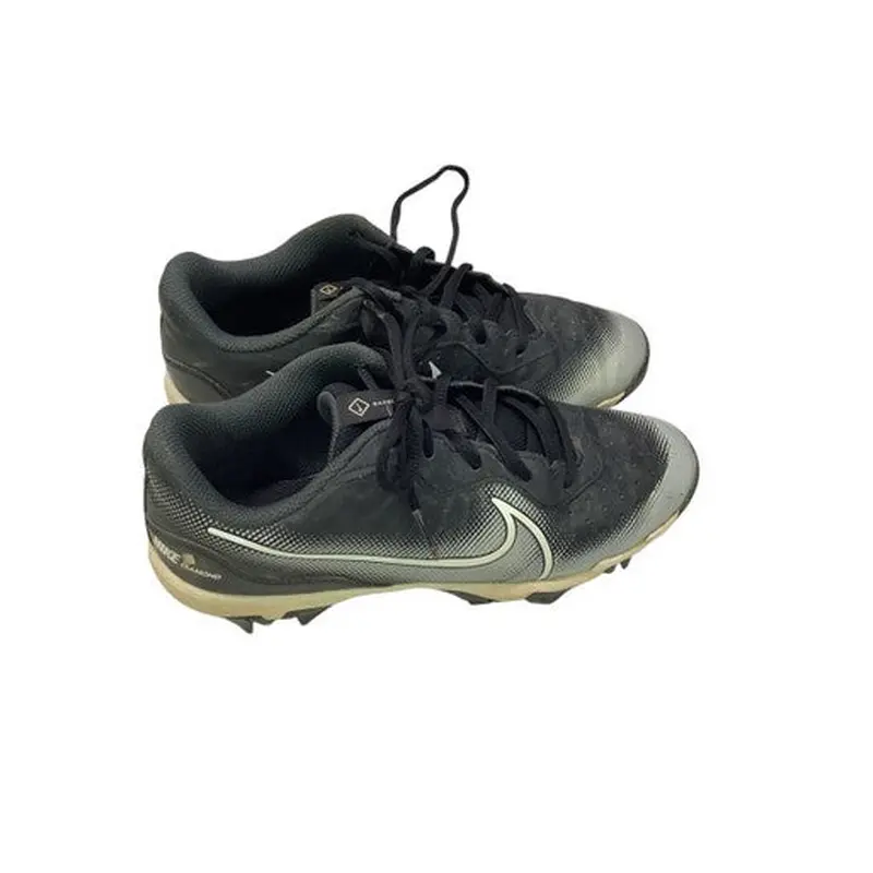 Used Nike DIAMOND BB/SB Cleats Black Junior 04 11347-S000253168