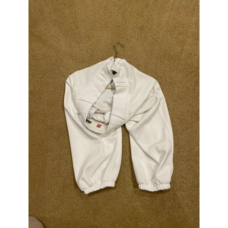 White Used Small Marucci Game Pants