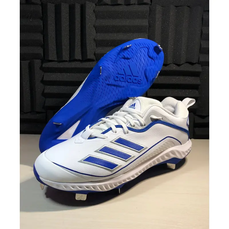 Adidas Icon 6 Bounce Baseball Cleats Father's Day Blue Mens size 10.5 GZ0453