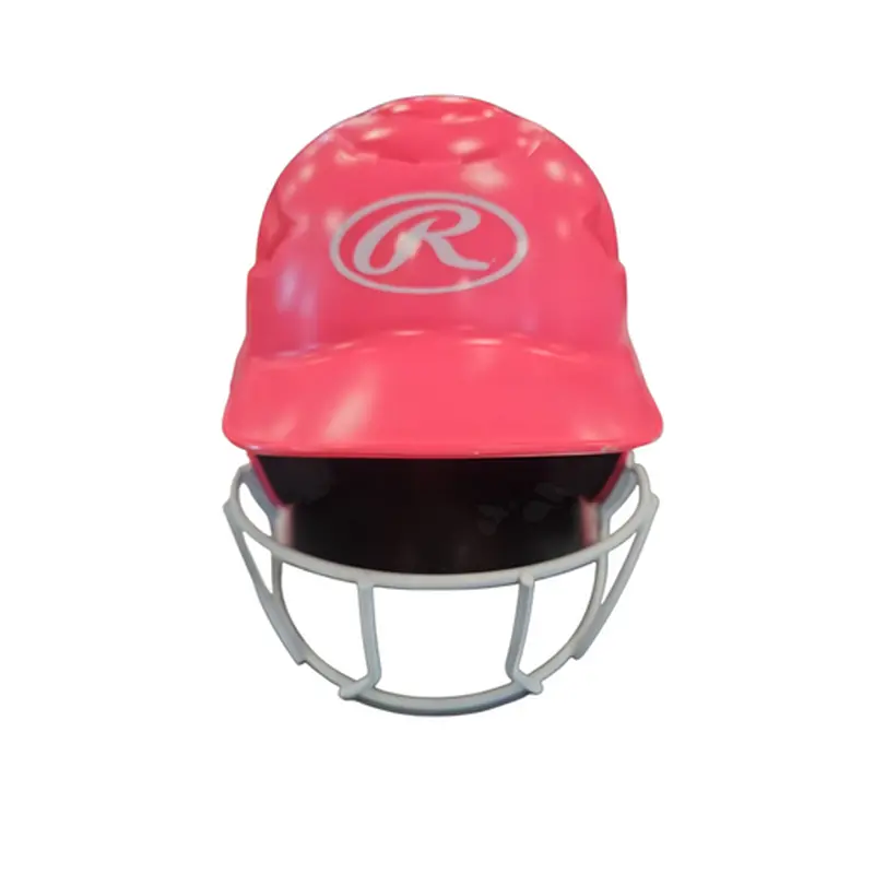Used Rawlings PINK HELMET W MASK Batting Helmet w/Mask Pink SM 11850-S000021138