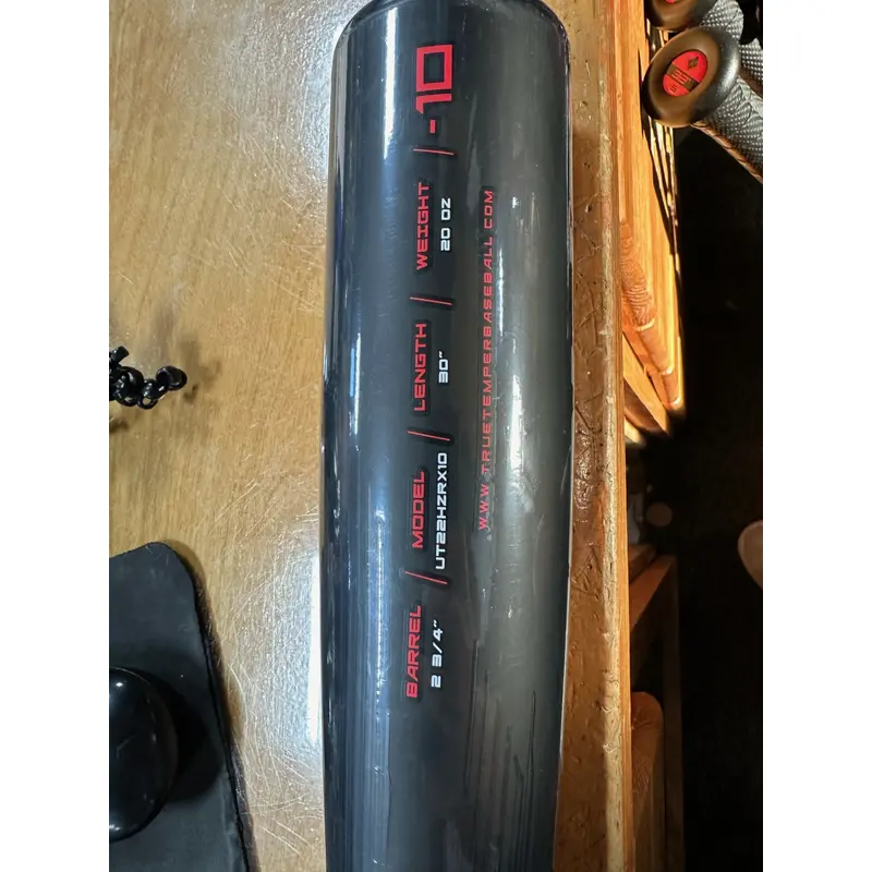 New USSSA Certified 2023 True Alloy HZRDUS Bat (-10) 20 oz 30"