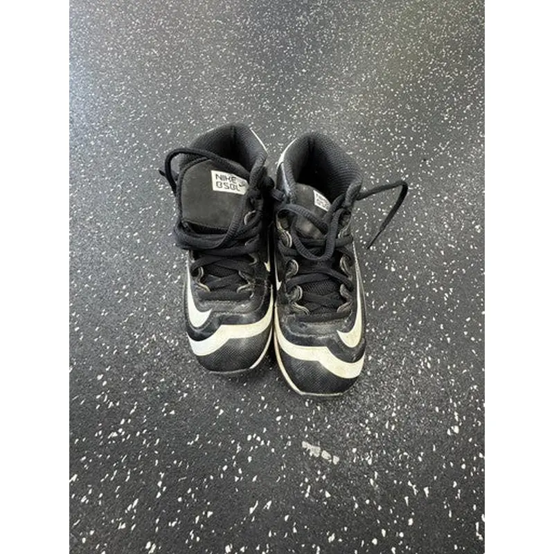 Used Nike HURACHE BASEBALL BB/SB Cleats Black Youth 12.0 11849-S000030985