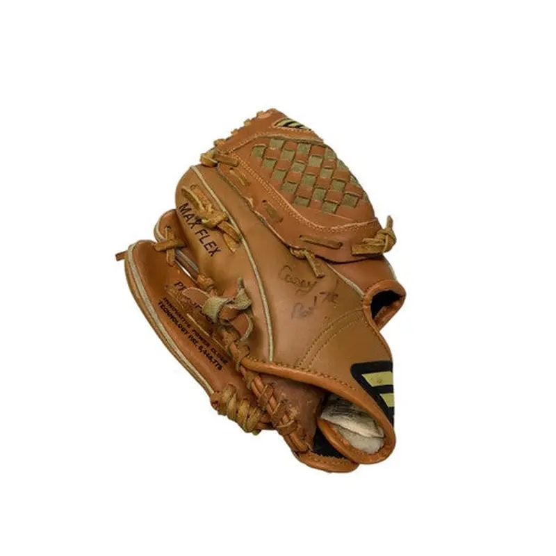 Used Mizuno POWER CLOSE BB/SB Glove LH Throw Brown 10" 11347-S000251755