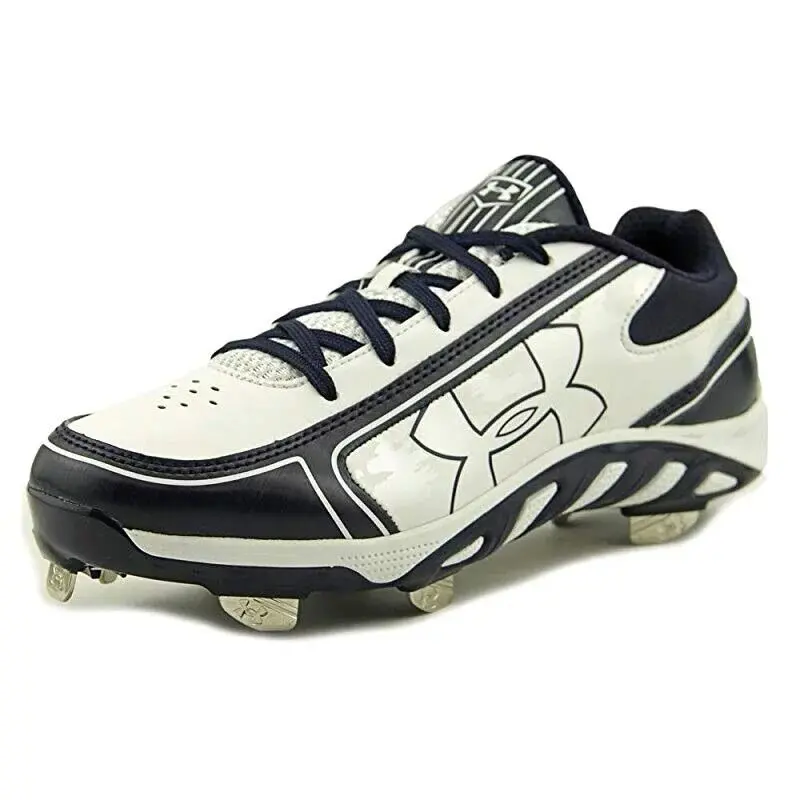 Under Armour Women's Spine Glyde ST CC Baseball Cleats White Midnight Blue US 11