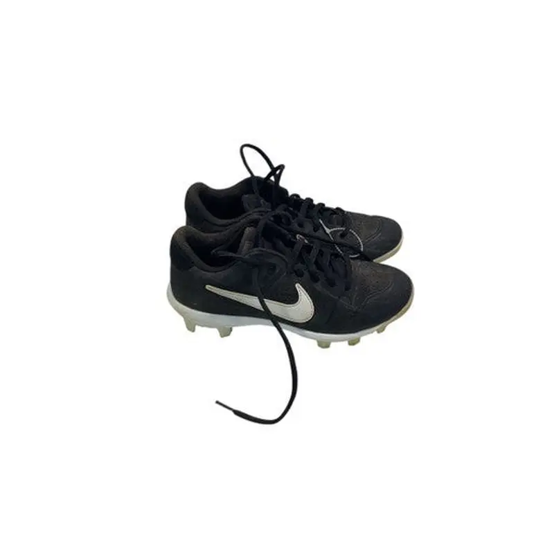Used Nike BLACK AND WHITE BB/SB Cleats Black And White Junior 04 11347-S000245654