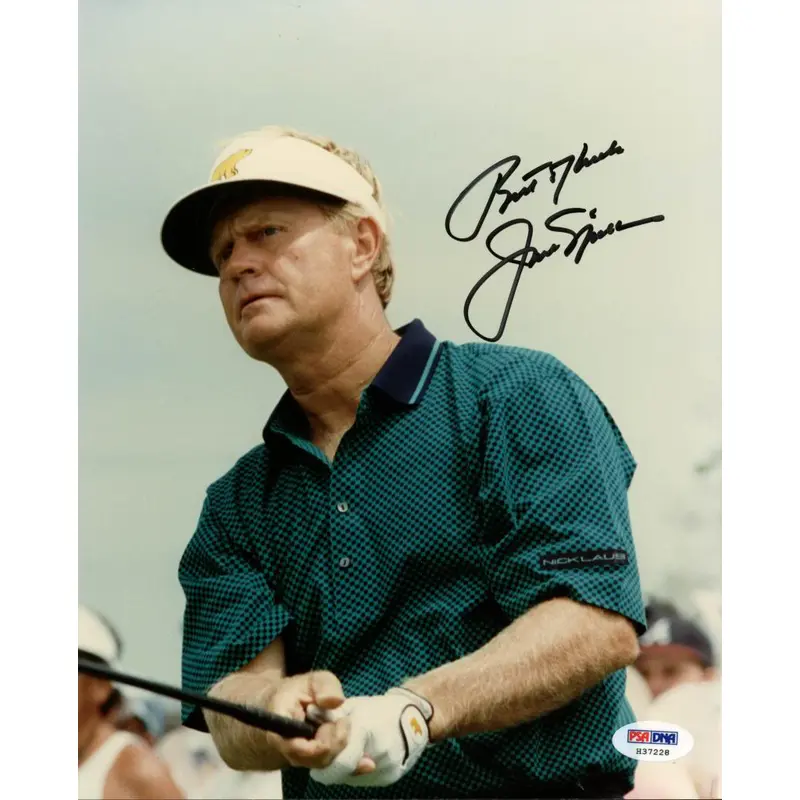 Jack Nicklaus Golf Signed Authentic 8X10 Photo Autographed PSA/DNA #H37228