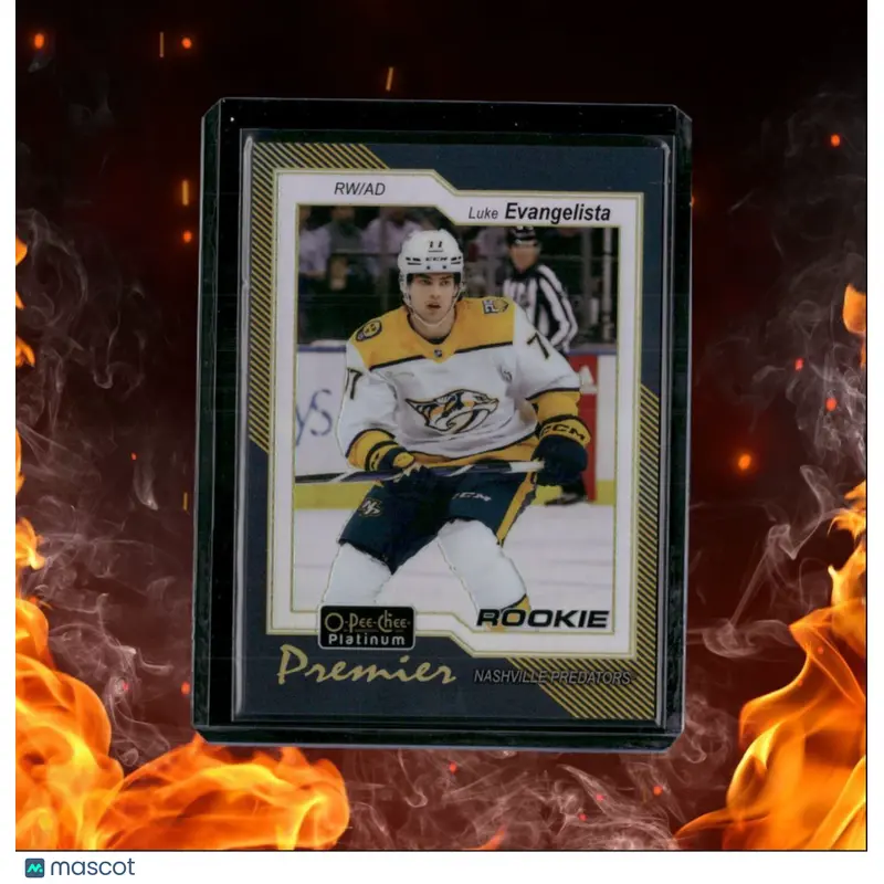 2023-24 O-Pee-Chee Platinum Luke Evangelista Retro Premier Easter Egg Rookie