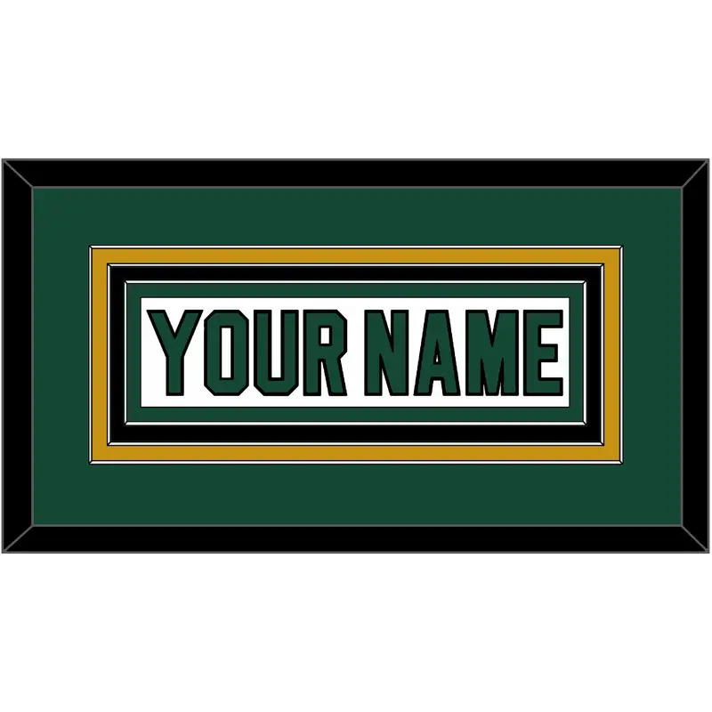 Dallas Nameplate - Home White (1994-1999) - Triple Mat 2