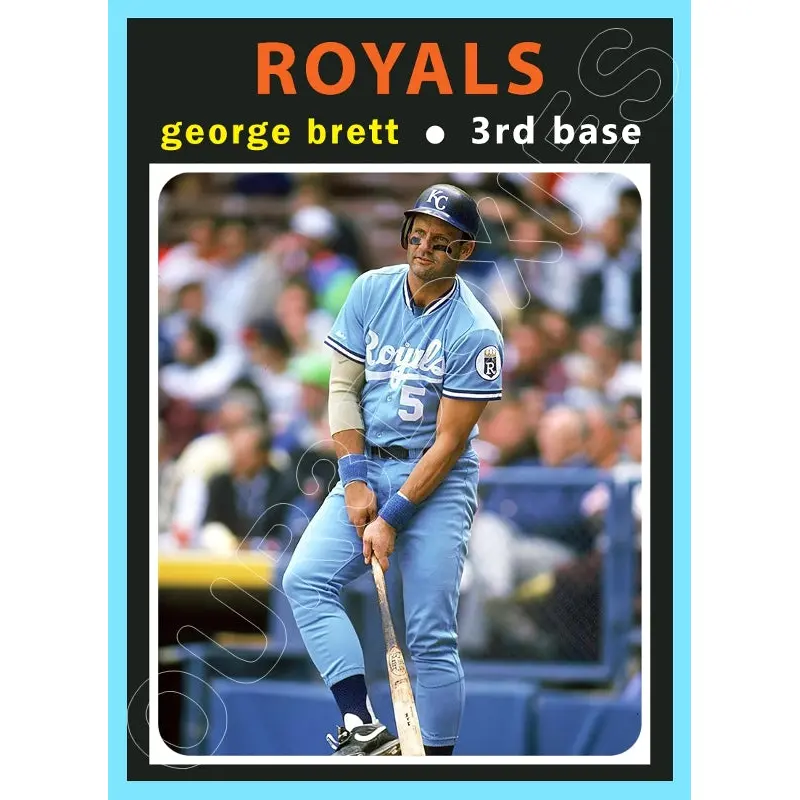 George Brett 1971 Topps Custom Card - 4586