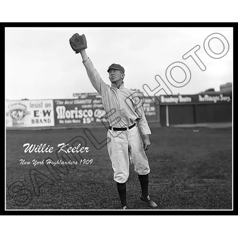 Wee Willie Keeler 8X10 Photo - 1909 New York Highlanders Yankees - 447