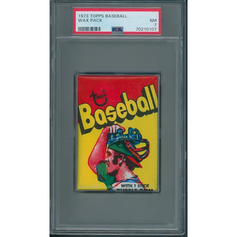 1973 Topps Baseball Unopened Wax Pack PSA 7 *0107