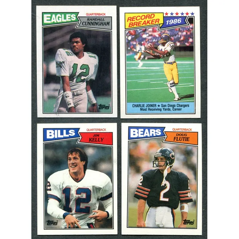 1987 Topps Football Complete Set NM NM/MT (396) (23-309)