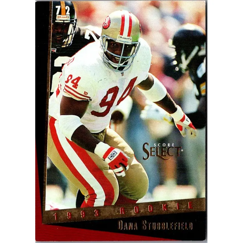1993 Select Dana Stubblefield #169 Rookie