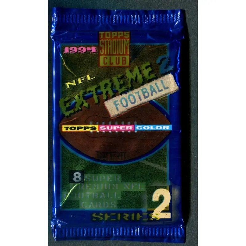 1994 Topps Stadium Club Football Unopened Series 2 Pack (8)