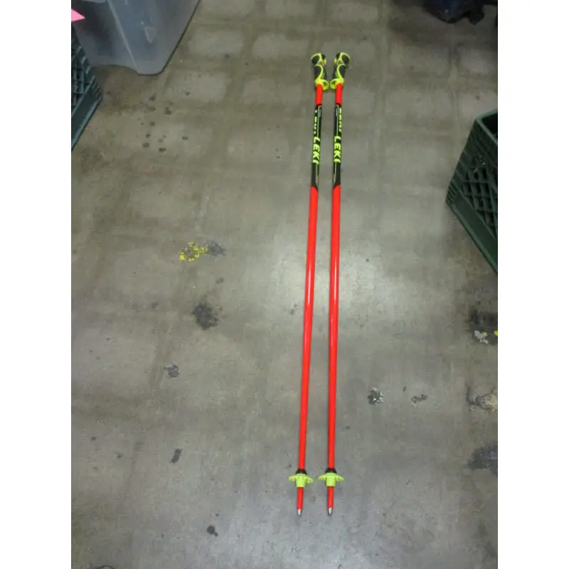 Used LEKI World Cup Racing Airfoil Ski Poles Size 135cm-54"