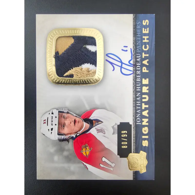 2013-14 Upper Deck The Cup - Signature Patches - Jonathan Huberdeau #SP-HU /99 RY