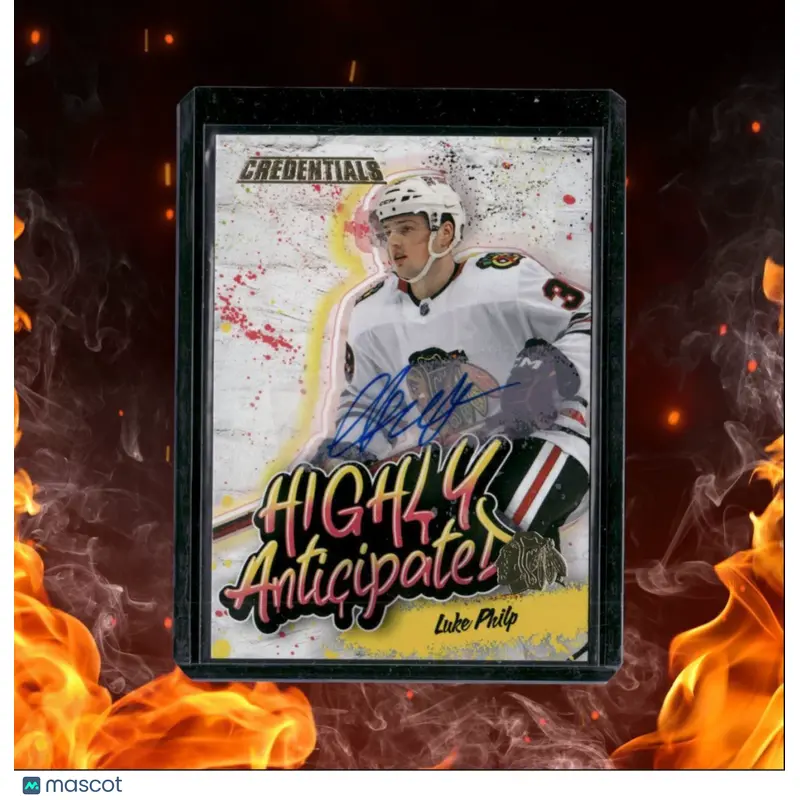 2023-24 Upper Deck Credentials Luke Philp Highly Anticipated Rookie Auto #HA-12