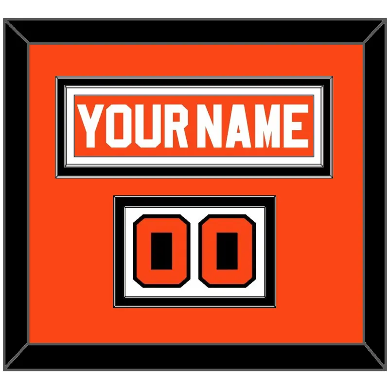 Philadelphia Nameplate & Number (Shoulder) - Home White (1972-1983) - Double Mat 4