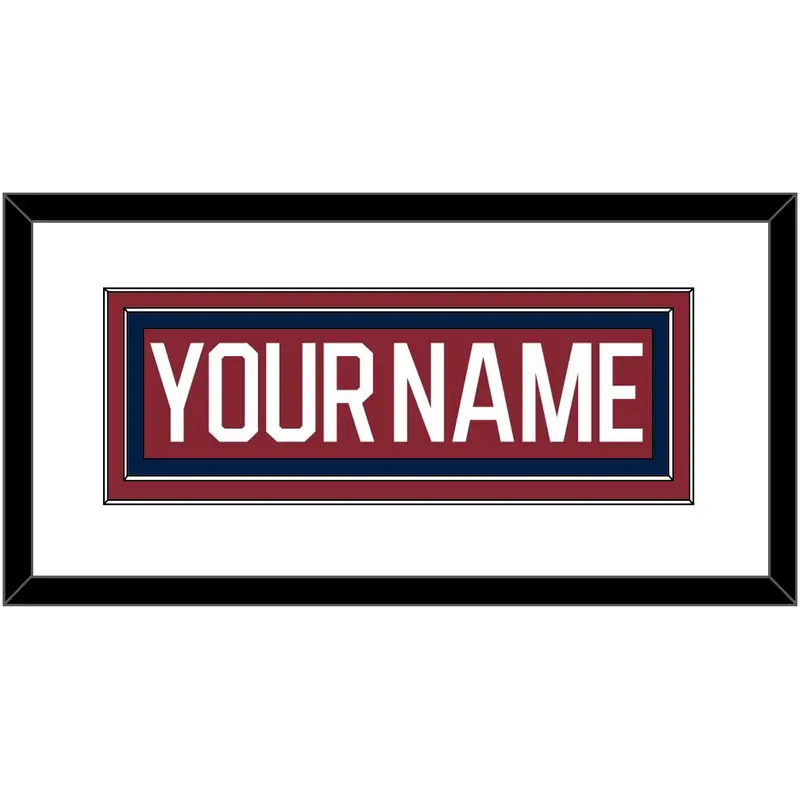 Washington Nameplate - 2015 Winter Classic Garnet - Double Mat 1