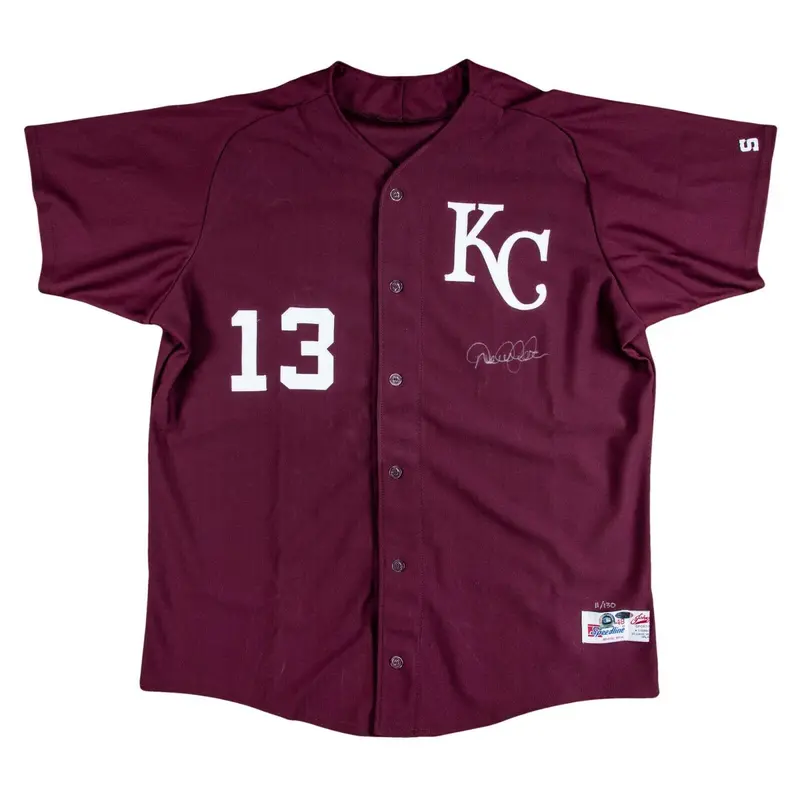 Derek Jeter Signed Autographed Kalamazoo High School Jersey Steiner COA Yankees
