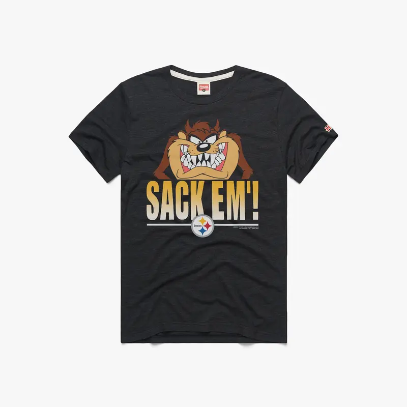 Looney Tunes Taz Sack Em' x Pittsburgh Steelers