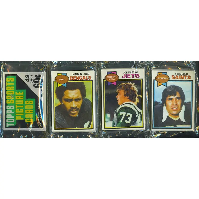 1979 Topps Football Unopened Rack Pack (BBCE)