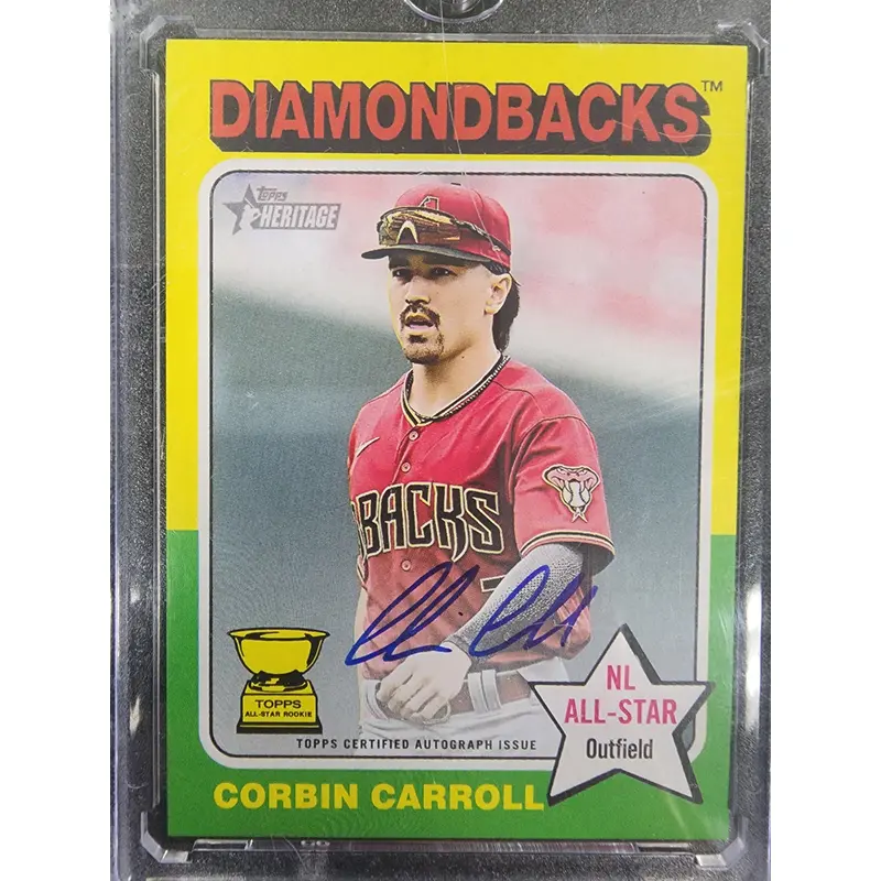Corbin Carroll 2024 Topps Heritage Real One Auto