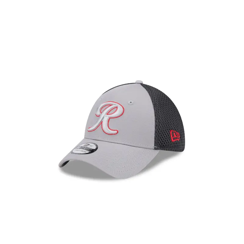 Tacoma Rainiers New Era Kids 39Thirty Graphite Gray Neo Cap
