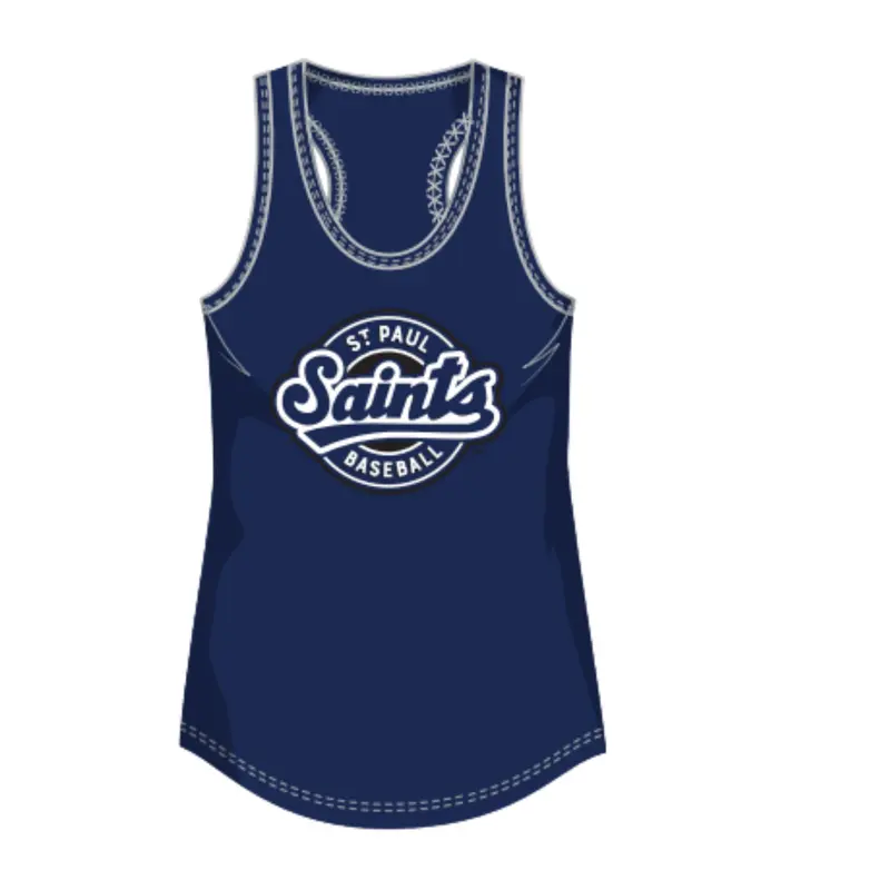 Women's Plus Size Navy Flowy Tank Top