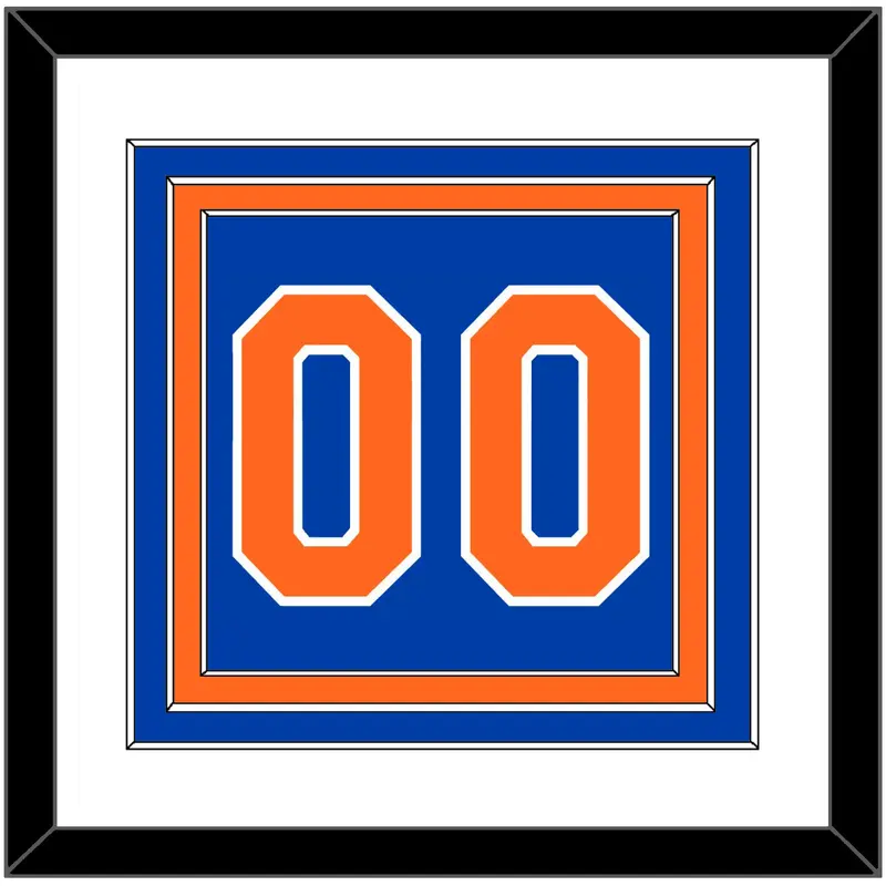 New York Number - Road Blue - Triple Mat 1