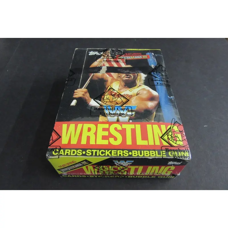 1987 Topps WWF Wrestling Unopened Wax Box (Authenticate)