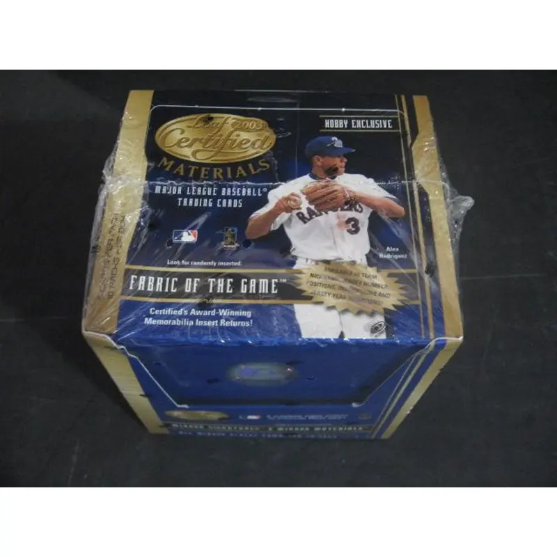2003 Leaf Certified Materials Baseball Box (Hobby)