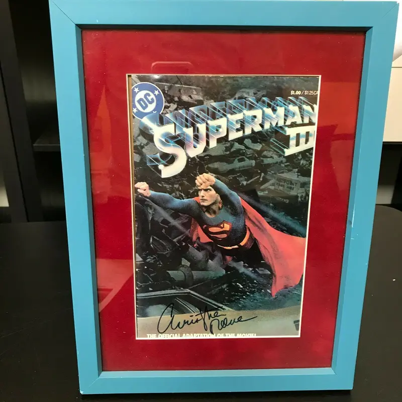 Christopher Reeve Signed Autographed Superman DC Comic Book With JSA COA