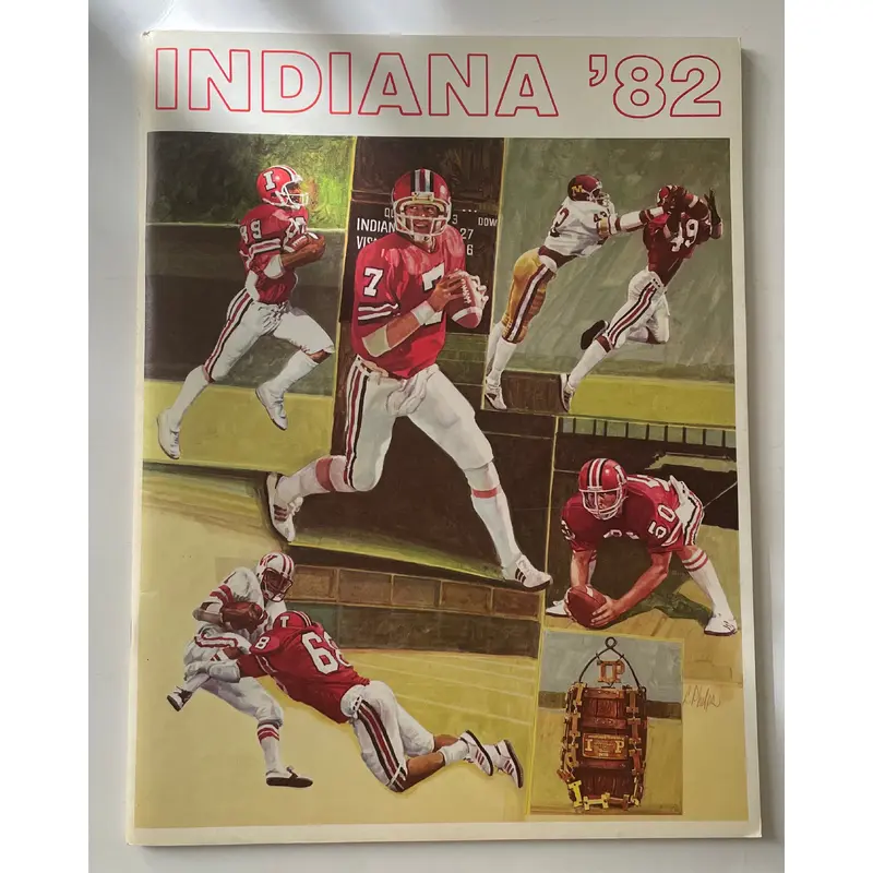 1982 Indiana University Football Media Guide