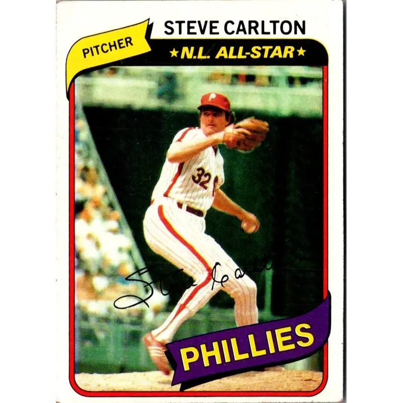 1980 Topps Steve Carlton #210