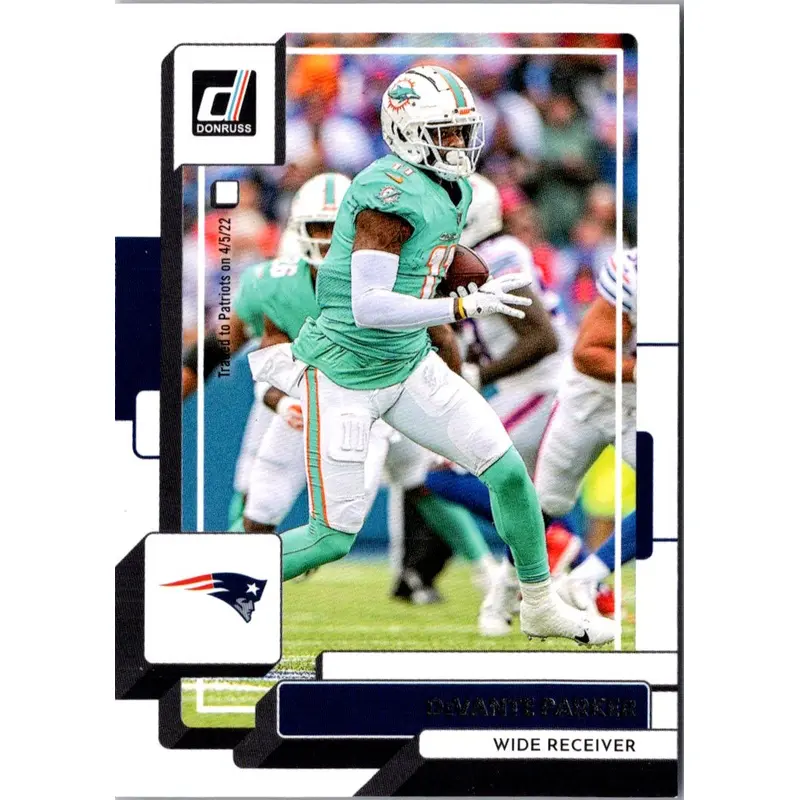 2022 Donruss Blue Press Proof DeVante Parker #122