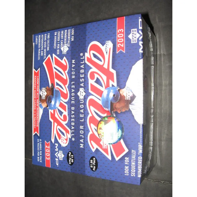 2003 Upper Deck MVP Baseball Box (Retail)
