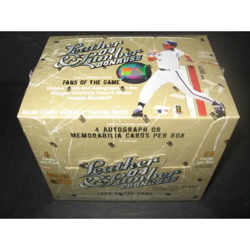 2004 Donruss Leather and Lumber Baseball Box (Hobby)