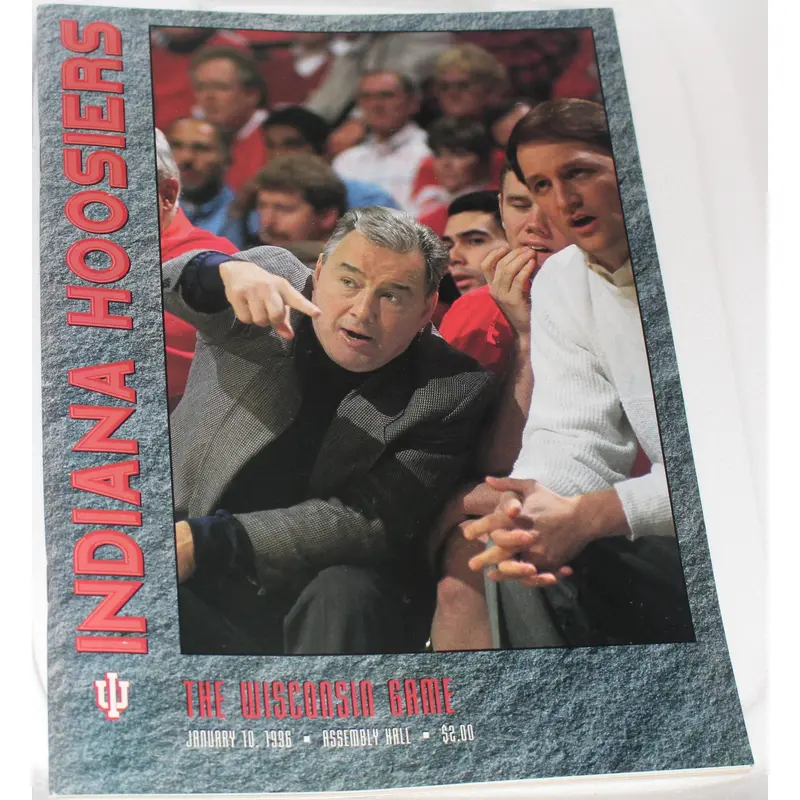 1996 Wisconsin vs Indiana University Basketball Program