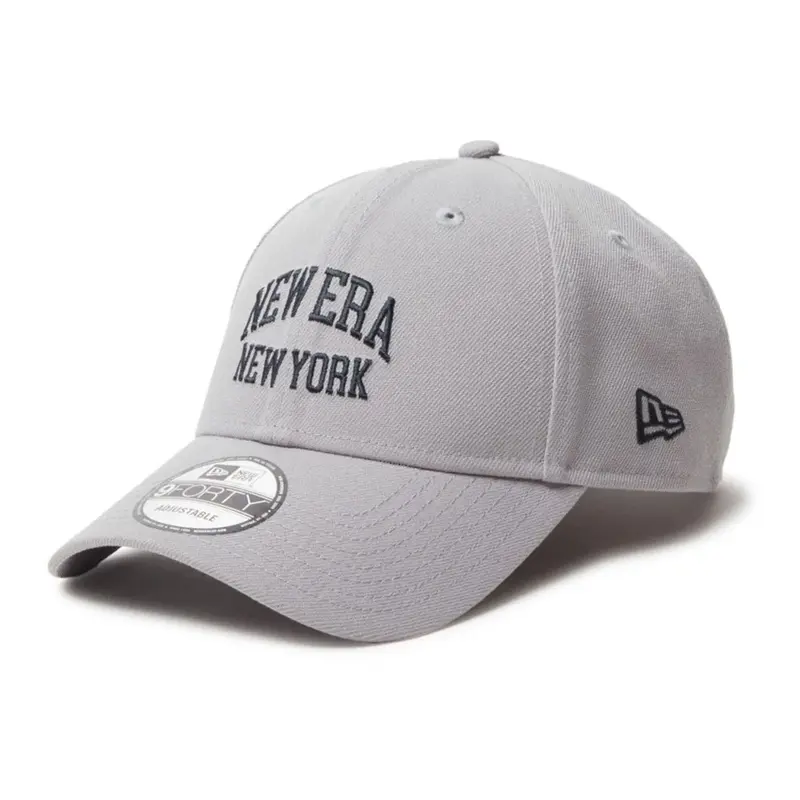 New Era College Logo Grey 9FORTY Adjustable Cap