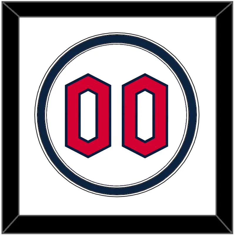 Cleveland Number - Home White - Double Mat 1