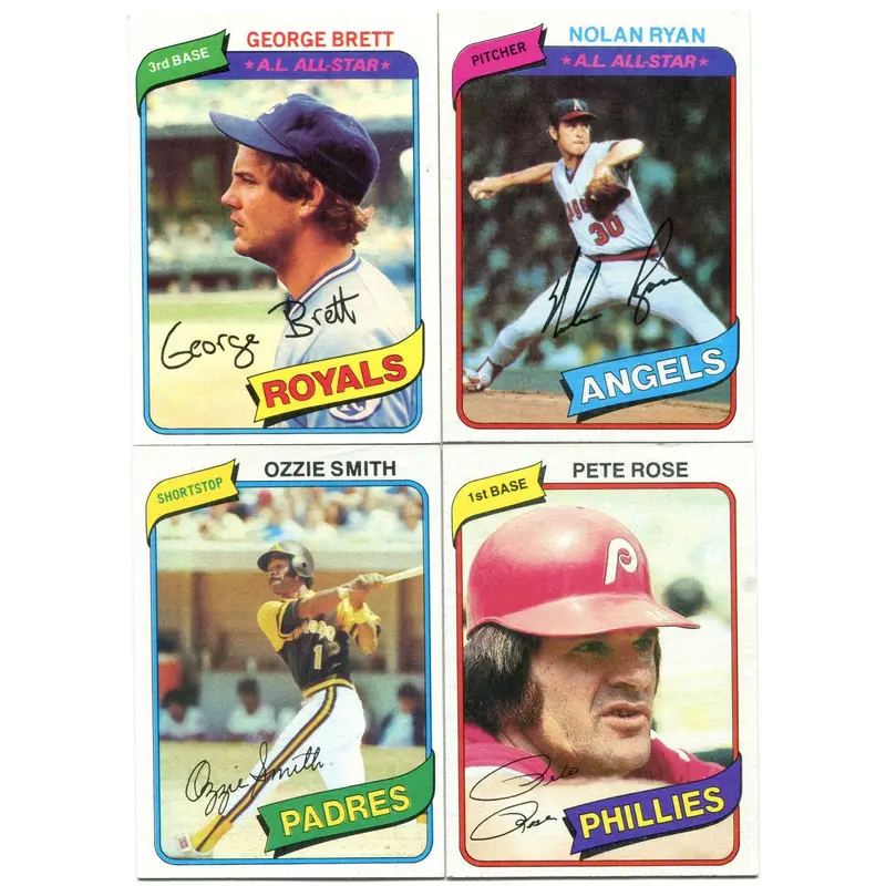 1980 Topps Baseball Complete Set NM NM/MT (726) (23-107)