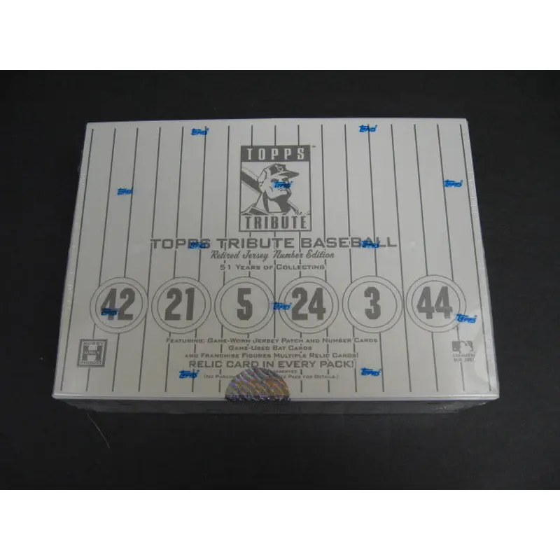 2001 Topps Tribute Baseball Box (Retired Jersey) (Hobby)