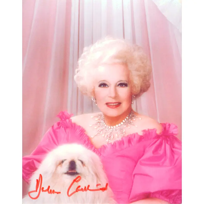 Barbara Cartland Writer Authentic Signed 4x5 Photo Autographed BAS #BM38086