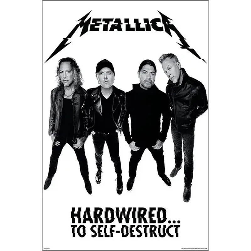 Metallica "Hardwired...To Self-Destruct" Official 24x36 Wall Poster - Pyramid America