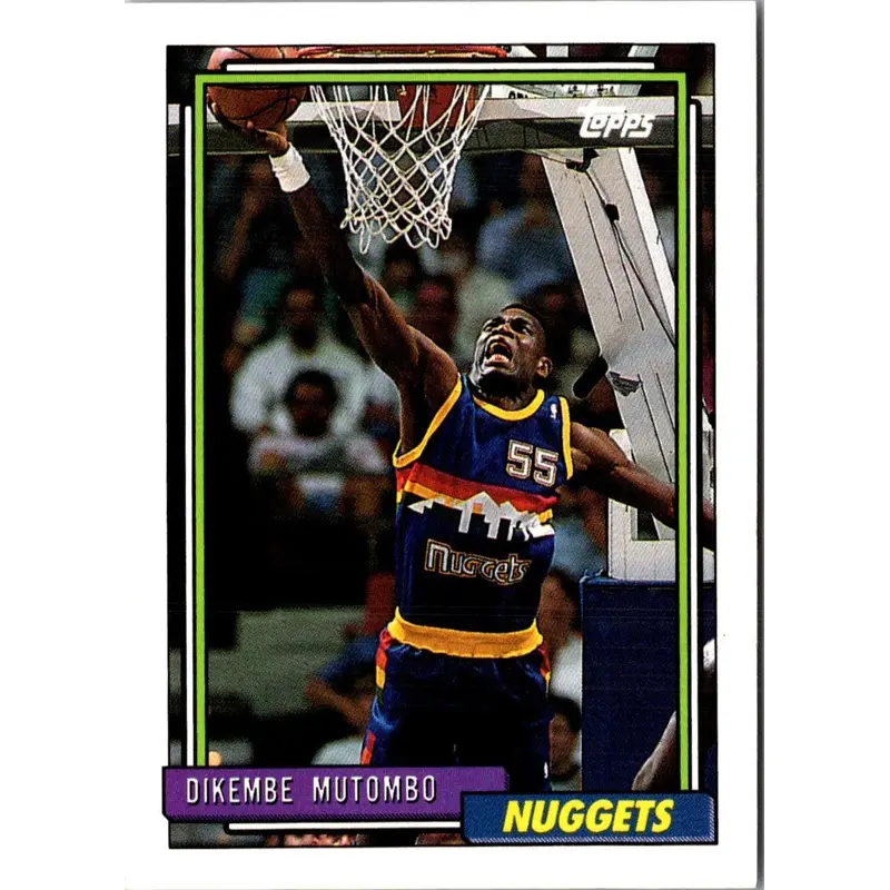 1992 Topps Gold Dikembe Mutombo #281