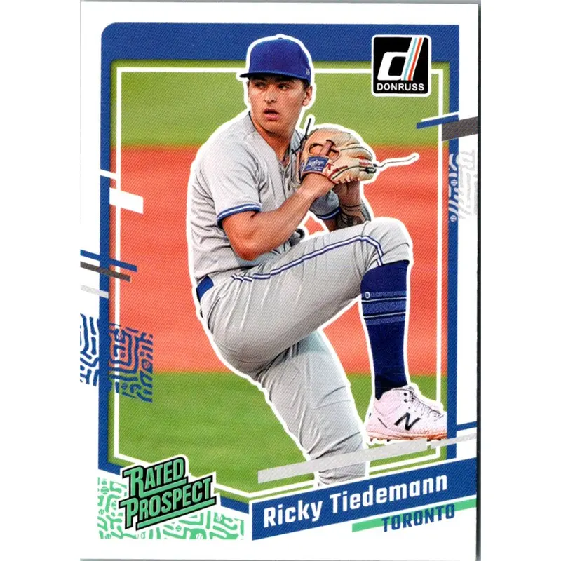 2023 Donruss Holo Blue Ricky Tiedemann #35