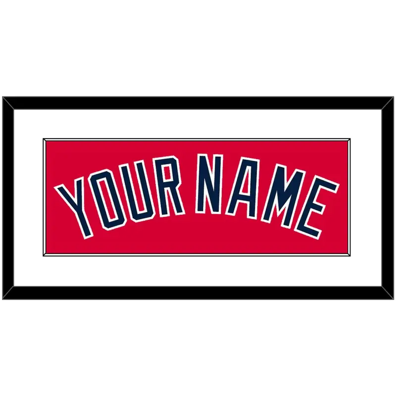 Cleveland Name - Alternate Red - Single Mat 1